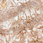 Bordado frisado luxuoso excelente da decoração 3D da tela do vestido de casamento