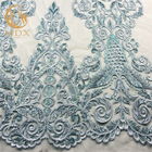 Mesh Lace Fabric Sequins Decoration bordado personalizado para mulheres veste-se